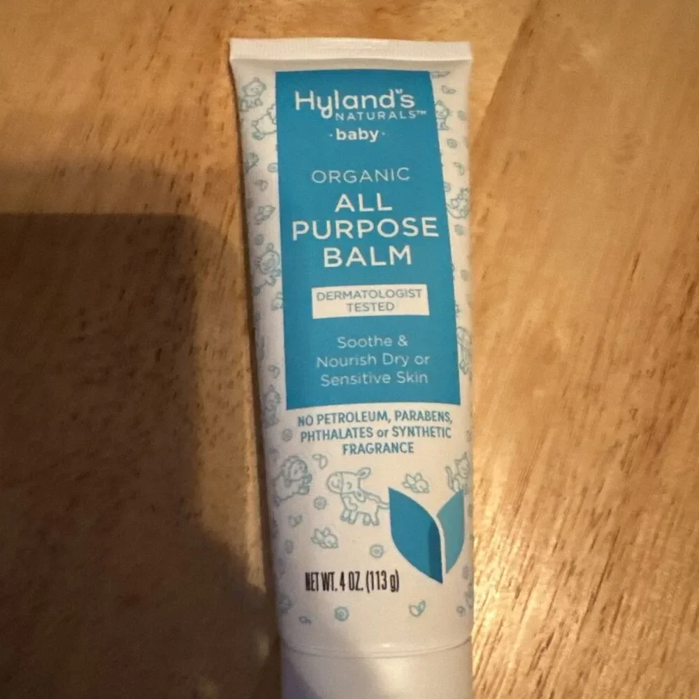 Hyland's Baby Organic All Purpose Balm Nourish Sensitive Skin 4oz READ